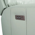71.5 Leather Zero Gravity Power Recliner Loveseat Sofa with Power Headrest, USB&USB-C Port