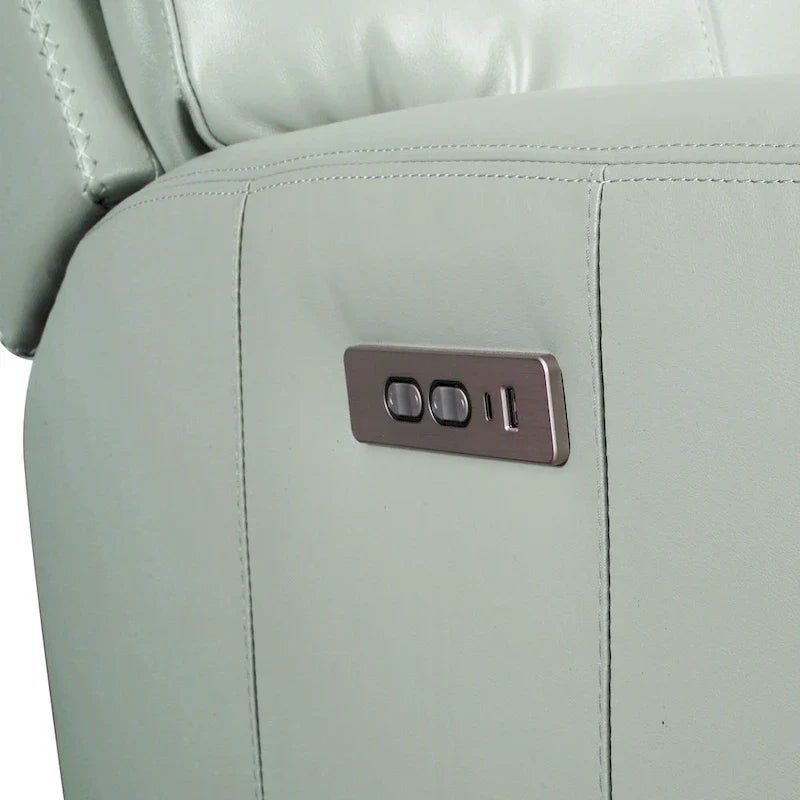 71.5 Leather Zero Gravity Power Recliner Loveseat Sofa with Power Headrest, USB&USB-C Port