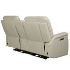 71.5 Leather Zero Gravity Power Recliner Loveseat Sofa with Power Headrest, USB&USB-C Port