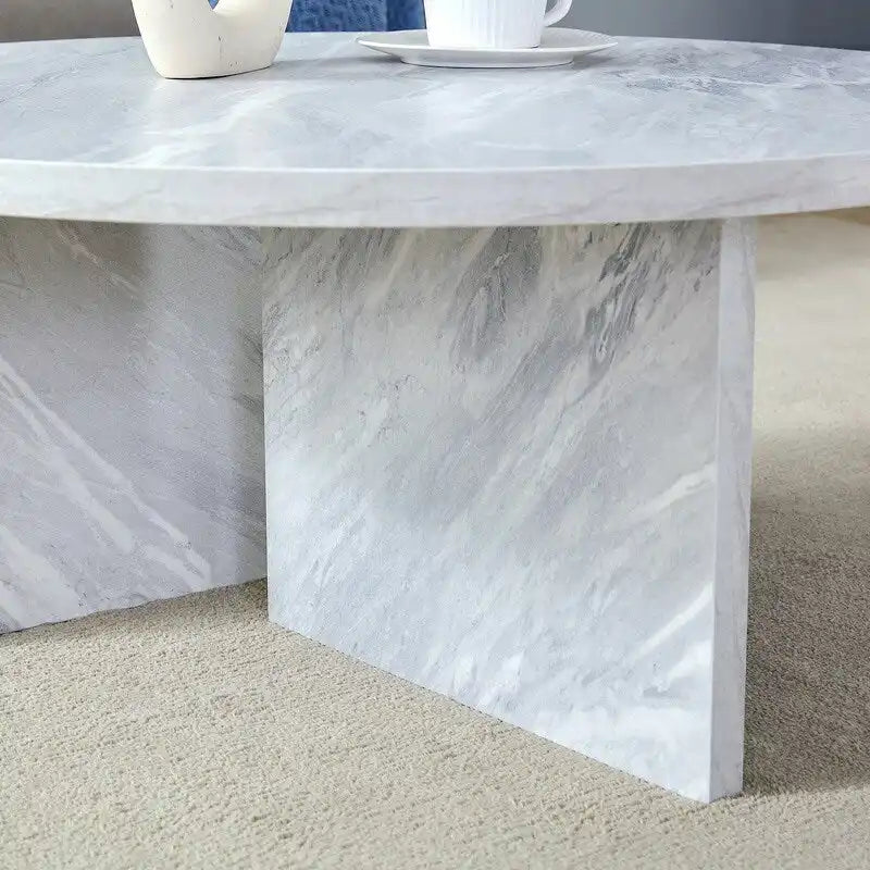 Versatile MDF Round Coffee Table