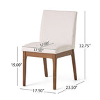 5 Piece Dining Table and Chair Set, Wooden Kitchen Furniture Set with Rectangular Table and 4 Upholstered Chairs