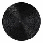 Tokyo Laminated Natural Rattan Side Table - Hourglass Table with Sculptural Design, Boho Chic Style for Living Room