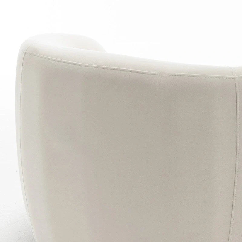 SEYNAR Modern Glam Velvet Upholstered 360 Degree Swivel Accent Armchair Set of 2