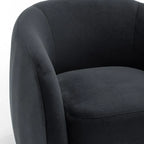 SEYNAR Modern Glam Velvet Upholstered 360 Degree Swivel Accent Armchair Set of 2