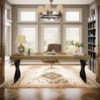 63-Inch Rectangle Dining Table for 6 People