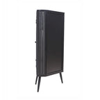 3-Tier Corner Storage Cabinet with Tempered Glass Doors, Removeable Shelves & Metal Frame, Freestanding Space-Saving Organizer