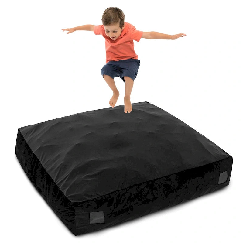 Costway 57 x 57 Crash Pad Sensory Mat with Foam Blocks & Washable - See Details