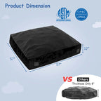 Costway 57 x 57 Crash Pad Sensory Mat with Foam Blocks & Washable - See Details