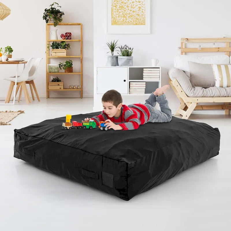 Costway 57 x 57 Crash Pad Sensory Mat with Foam Blocks & Washable - See Details
