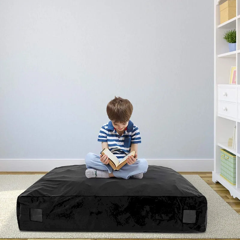 Costway 57 x 57 Crash Pad Sensory Mat with Foam Blocks & Washable - See Details