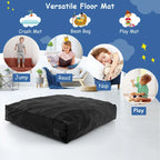Costway 57 x 57 Crash Pad Sensory Mat with Foam Blocks & Washable - See Details