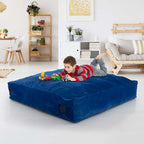 Costway 57 x 57 Crash Pad Sensory Mat with Foam Blocks & Washable - See Details