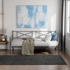 Costway Metal Daybed Frame Twin Size Slat Support Mattress Foundation