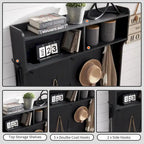 42 Wide Farmhouse Entryway Bench with Coat Rack, Mudroom Cabinet