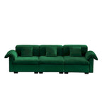 119 Velvet 4-Seater Sofa with Storage - Flexible Design And Luxurious Comfort