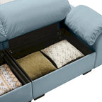 119 Velvet 4-Seater Sofa with Storage - Flexible Design And Luxurious Comfort