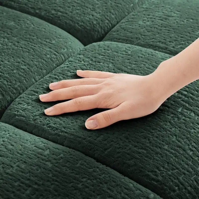 78.7 Chenille Two Seater Upholstered Sofa