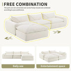 116  Fully Compressed Sofa with High Density Foam,Particle Chenille