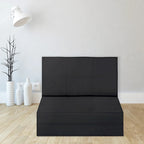 Costway Convertible Fold Down Chair Flip Out Lounger Sleeper Bed Couch