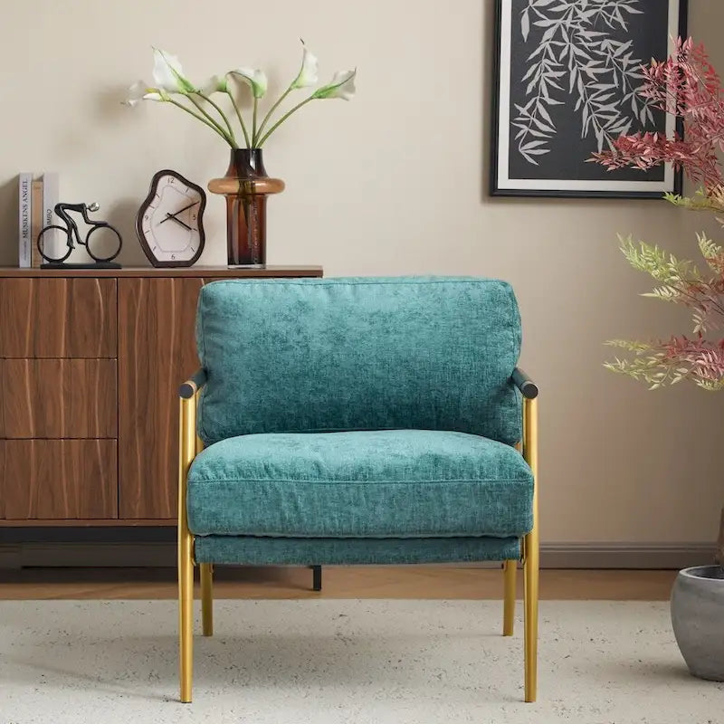 27.56 Modern Accent Chair with Plush Cushions