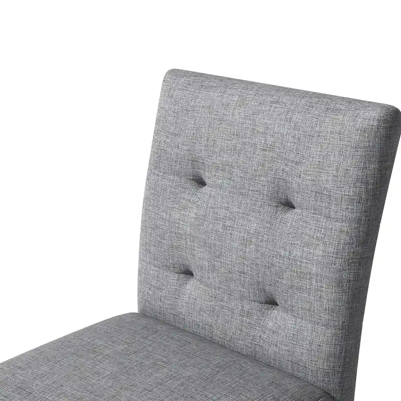 5 Piece Counter Height Dining Set, Wood Dining Table Set with Rectangle Table and 4 Upholstered High Back Chairs