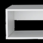 Modern TV Console Wall Mounted 59 Floating Media Stand with Shelves and Cable Management - 10.4H x 59.1W x 12.6D