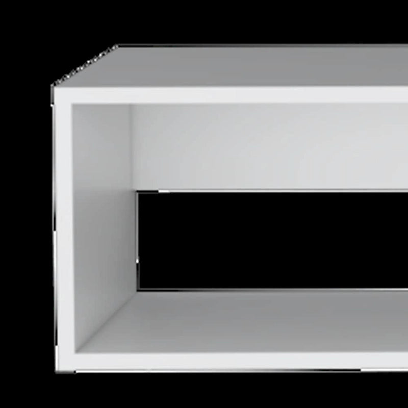 Modern TV Console Wall Mounted 59 Floating Media Stand with Shelves and Cable Management - 10.4H x 59.1W x 12.6D