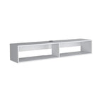 Modern TV Console Wall Mounted 59 Floating Media Stand with Shelves and Cable Management - 10.4H x 59.1W x 12.6D