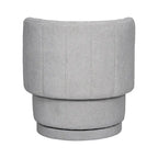 Boucle Fabric Swivel Accent Chair wStorage Space,for Living Room,Gray