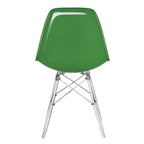 Dover Acrylic Accent Banquet Side Chair Dining Chair with Eiffel Legs for Indoor Outdoor Home Office Living Room & Kitchen