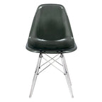Dover Acrylic Accent Banquet Side Chair Dining Chair with Eiffel Legs for Indoor Outdoor Home Office Living Room & Kitchen