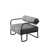 Living Room Corduroy Upholstered Accent Chair with Iron Frame