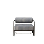 Living Room Corduroy Upholstered Accent Chair with Iron Frame