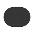 Dining Table for Farmhouse Kitchen with Expandable Oval Table Top