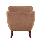 Comfortable Contemporary Accent Chair with Durable Upholstery and Solid Wood Legs
