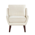 Comfortable Contemporary Accent Chair with Durable Upholstery and Solid Wood Legs