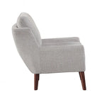 Comfortable Contemporary Accent Chair with Durable Upholstery and Solid Wood Legs
