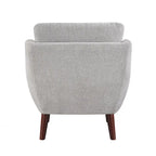 Comfortable Contemporary Accent Chair with Durable Upholstery and Solid Wood Legs