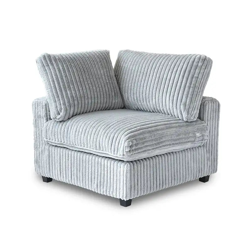 157.48 Modular Sectional Sofa Couch, Modern Deep Seat Sleeper Sofa for Living Room