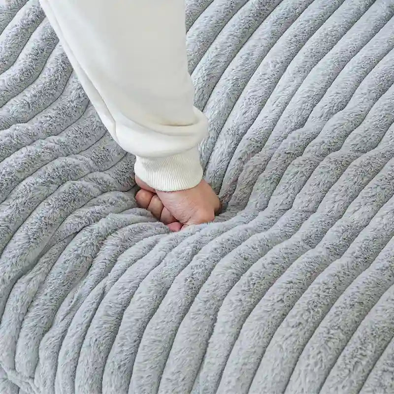 157.48 Modular Sectional Sofa Couch, Modern Deep Seat Sleeper Sofa for Living Room