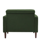 Modern Upholstered Accent Chairs, Corduroy Wide Armchairs For Living Room