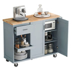 Kitchen Island With Foldable Counter Top(no include stool)