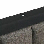 Furniture of America Orelo Modern Dark Brown Extended Wall Panel Bed with Reading Lights