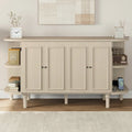 Farmhouse Murphy Bed Foldable Platform Bed Convertible Chest Cube Cabinet Bed with Curved Shelves and Charging Station