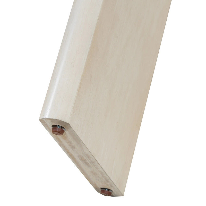 Elegant Minimalist Console Table with Rounded Edges and Sturdy Shelf Design for Entryway