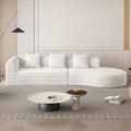 123.2 Corduroy Cloud 4-Seater Sectional Sofa