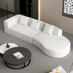 123.2 Corduroy Cloud 4-Seater Sectional Sofa