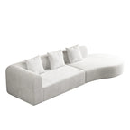 123.2 Corduroy Cloud 4-Seater Sectional Sofa