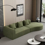 123.2 Corduroy Cloud 4-Seater Sectional Sofa
