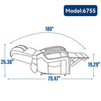 69 Corduroy Sleeper Sofa with Adjustable Backrest & Storage Pocket